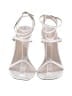 Stuart Weitzman 100% Leather White Sandals Size 8 1/2 - photo 2