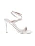 Stuart Weitzman 100% Leather White Sandals Size 8 1/2 - photo 1