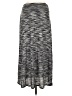 AB Studio 100% Rayon Chevron-herringbone Gray Casual Skirt Size L - photo 1