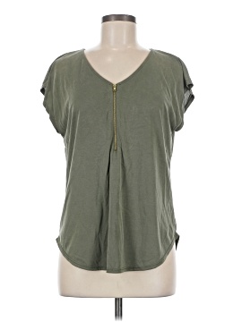 Green Envelope Short Sleeve Top