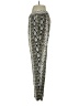 Banana Republic 100% Polyester Animal Print Silver Casual Pants Size S - photo 5