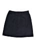 Kate Hill Solid Black Denim Skirt Size 2 (petite) - photo 2