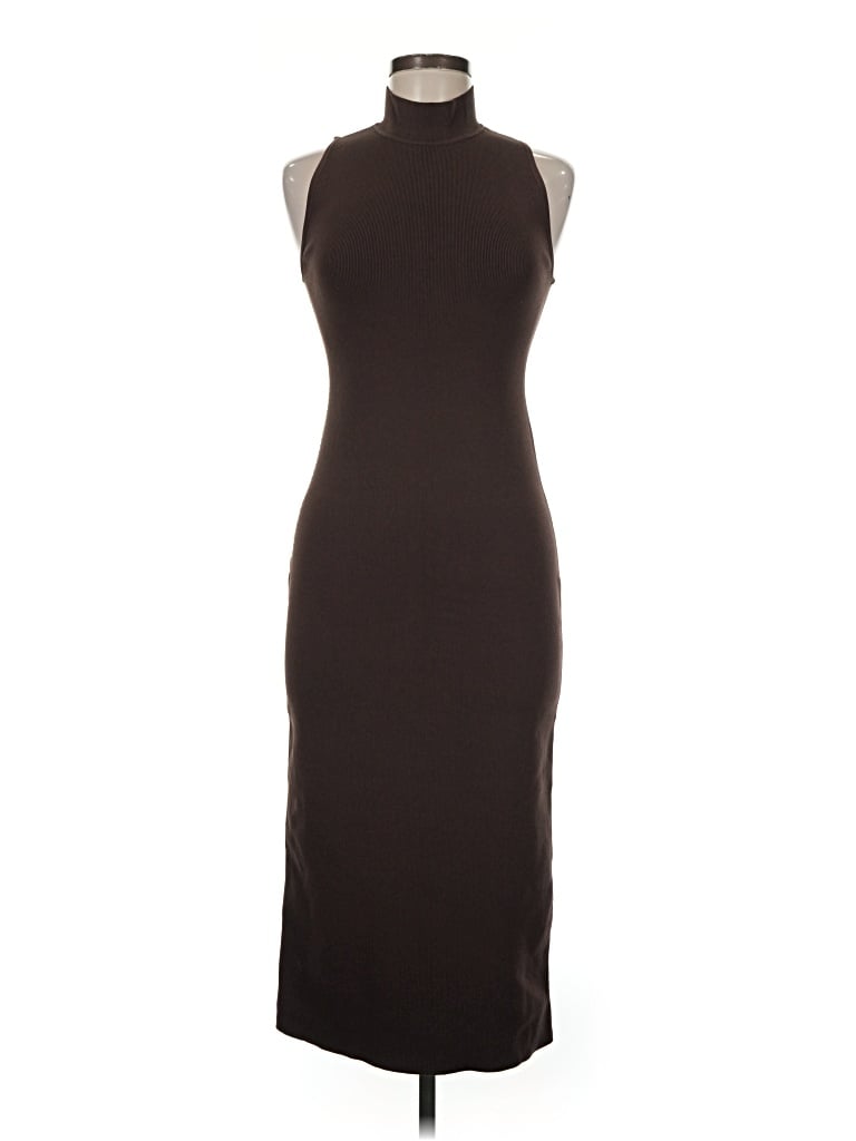 Pre-owned Babaton Cocktail Dress In Brown
