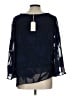 MSGM Blue 3/4 Sleeve Blouse Size L - photo 2