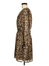 Express Outlet 100% Polyester Animal Print Brown Casual Dress Size M - photo 5