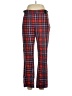 Tanya Taylor Plaid Red Casual Pants Size 10 - photo 1