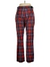 Tanya Taylor Plaid Red Casual Pants Size 10 - photo 2