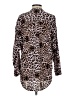 Mikoh 100% Rayon Animal Print Brown Kimono Size Sm (1) - photo 2