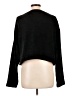 Unbranded 100% Polyester Solid Black Cardigan Size L - photo 2