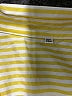 Unbranded Stripes Yellow 3/4 Sleeve Button-Down Shirt Size 2XL - photo 7