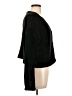 Unbranded 100% Polyester Solid Black Cardigan Size L - photo 4