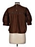 Zara Brown 3/4 Sleeve Blouse Size M - photo 2