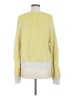 Splendid 100% Cotton Color Block Yellow Pullover Sweater Size M - photo 2