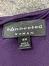 Connected Apparel Solid Purple Cocktail Dress Size 16 - photo 7