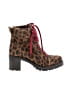 Vince Camuto Animal Print Brown Ankle Boots Size 5 1/2 - photo 1