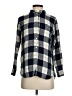 Madewell Checkered-gingham Gray Long Sleeve Button-Down Shirt Size XS - photo 1