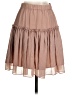 ALLSAINTS 100% Polyester Solid Tan Casual Skirt Size XS - photo 2