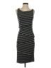 Alya Stripes Gray Casual Dress Size S - photo 1