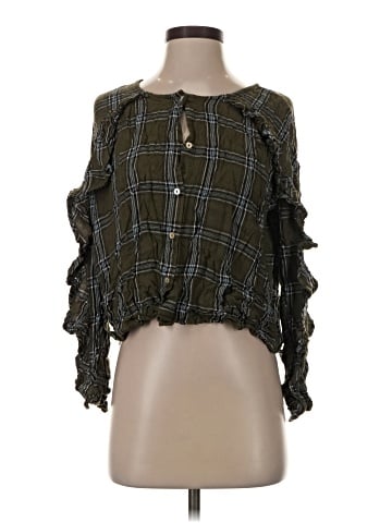 Tinseltown 3/4 Sleeve Blouse (view 1)