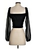 Windsor Black Long Sleeve Blouse Size XS (estimated) - photo 2