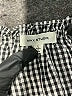 Max Studio Checkered-gingham Black Long Sleeve Blouse Size L - photo 7
