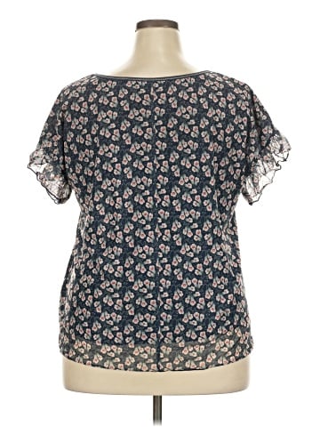 Max Studio Short Sleeve Blouse (view 2)