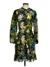 J.Crew 100% Polyester Print Green Cocktail Dress Size S - photo 1