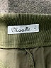 Maacie Solid Green Khaki Shorts Size S - photo 3