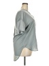 Lyssé 100% Polyester Gray Short Sleeve Blouse Size XXL (estimated) - photo 4