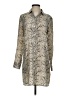Equipment 100% Silk Silver Casual Dress Size S - photo 1