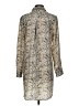 Equipment 100% Silk Silver Casual Dress Size S - photo 2