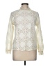 MNG Ivory Long Sleeve Blouse Size M - photo 1