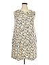 Apt. 9 Print Ivory Casual Dress Size XXL - photo 1