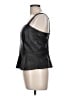 Bebe 100% Leather Black Sleeveless Top Size L - photo 5