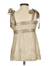 Walter Gold Sleeveless Blouse Size 4 - photo 2