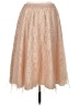 Comme Toi 100% Polyester Tan Formal Skirt Size S - photo 2