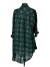 Torrid Plaid Green 3/4 Sleeve Blouse Size Lg Plus (0) - photo 2