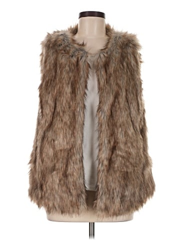 Ann Taylor LOFT Faux Fur Vest (view 1)