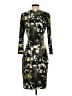 Cache Camo Green Cocktail Dress Size S - photo 2