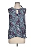 41Hawthorn 100% Polyester Blue Sleeveless Blouse Size L - photo 1