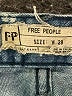Free People Stars Blue Jeans Size 28 waist - photo 7