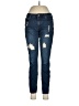 Just Fab Hearts Blue Jeans Size 29 waist - photo 1