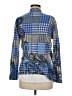 Talbots 100% Merino Houndstooth Blue Wool Cardigan Size M (petite) - photo 2