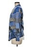 Talbots 100% Merino Houndstooth Blue Wool Cardigan Size M (petite) - photo 5