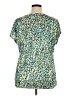 Ruby Rd. 100% Polyester Green Short Sleeve Blouse Size 1X - photo 2