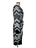 Cache Chevron-herringbone Gray Cocktail Dress Size L - photo 4