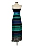 Love, Fire Stripes Teal Casual Dress Size S - photo 2