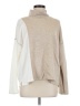 Karen Kane Color Block Tan Turtleneck Sweater Size M - photo 1