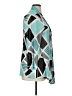 MULTIPLES Graphic Teal 3/4 Sleeve Blouse Size 0X - photo 4