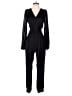 Naked Zebra 100% Polyester Solid Black Jumpsuit One size - photo 1